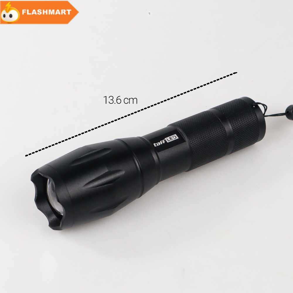 FLASHMART Paket Senter LED Flashlight Cree XM-P50 + Baterai + Charger - E17