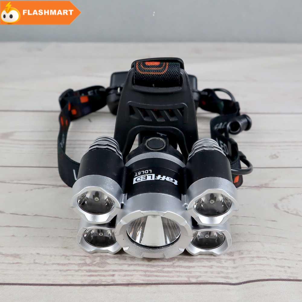 FLASHMART Headlamp Cree XM-L 1T6+4XPE 1600 Lumens - LDL5T