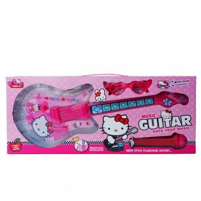 Hot Sale Mainan Anak Perempuan: Gitar Hello Kitty, Gitar Anak Termurah