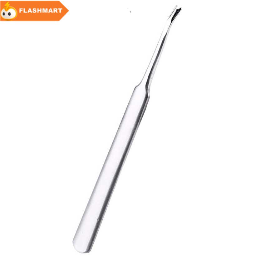 FLASHMART Alat Pencabut Kulit Mati Kutikula Nail Spoon Stainless Steel