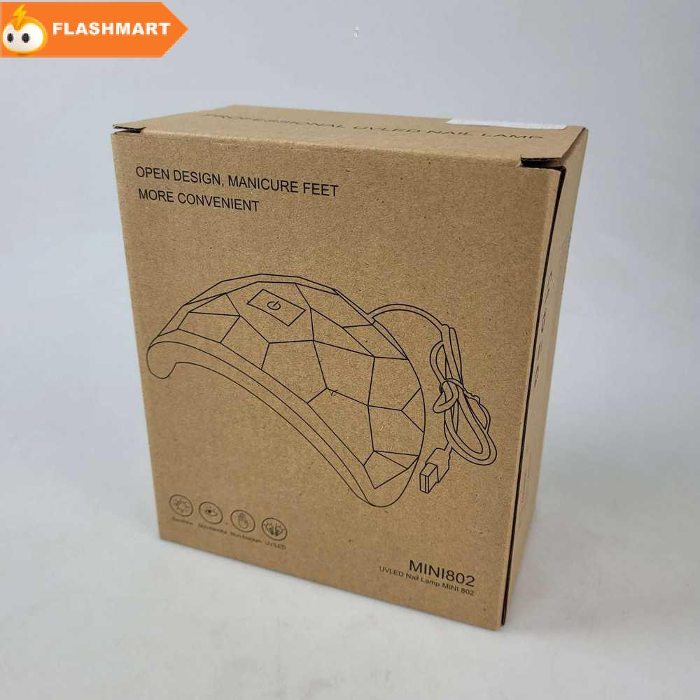 FLASHMART Pengering Kutek UV Lamp Nail Dryer USB Charge 54W - MINI-802