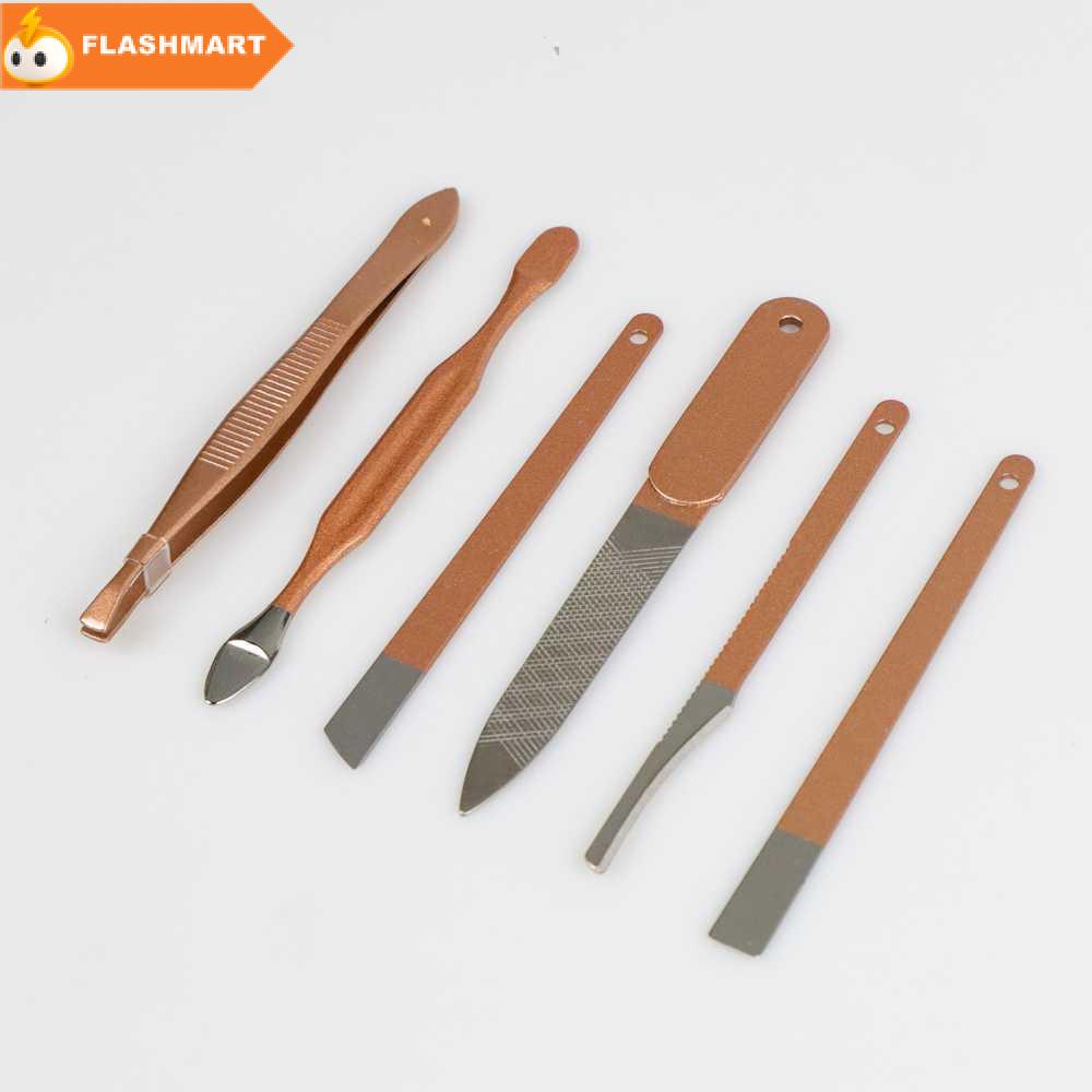 FLASHMART Gunting Kuku Nail Art Set Manicure Pedicure 15 PCS - CT02