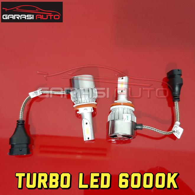 Turbo Led Lampu Foglamp H11 /H16 Putih Fog Lamp Avanza Xenia Agya Ayla