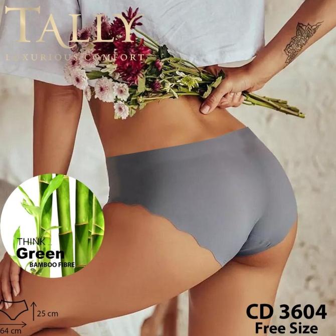 CD 3604 CELANA DALAM POLOS ANTI JIPLAK BAHAN KATUN BAMB