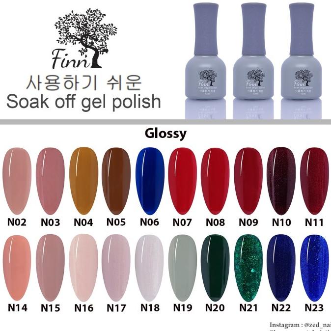 KUTEK GEL/FINN GEL POLISH(N01-N132)