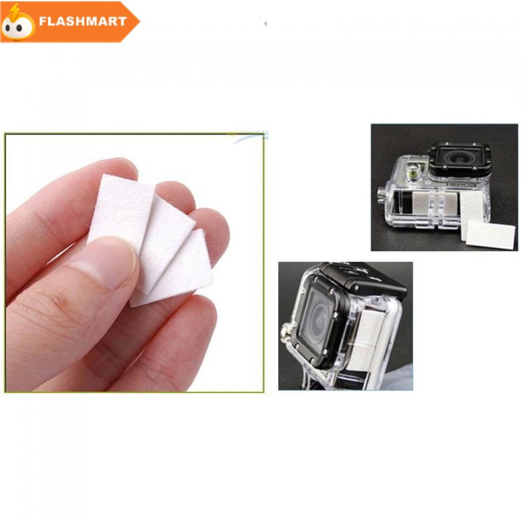 FLASHMART Anti Fog Drying Filter Waterproof Case Xiaomi Yi GoPro 12 PCS - XTGP90