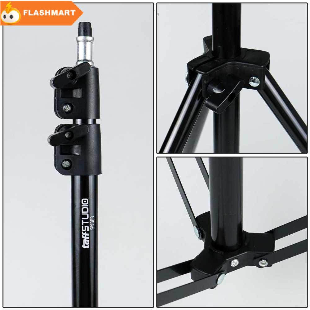 FLASHMART TaffSTUDIO Portable Lighting Stand Tripod 200cm for Studio Lightning - SN303