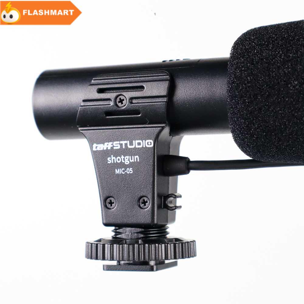 FLASHMART TaffSTUDIO Shotgun Microphone untuk DSLR - MIC-05