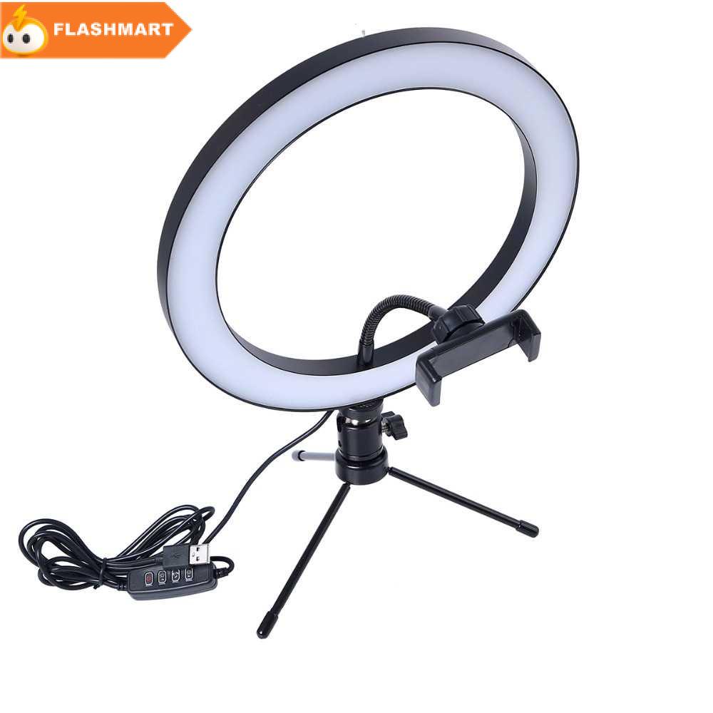 FLASHMART Lacyfans Halo Ring Light LED 120 LED 10 Inch Holder+Mini Tripod - RL-128