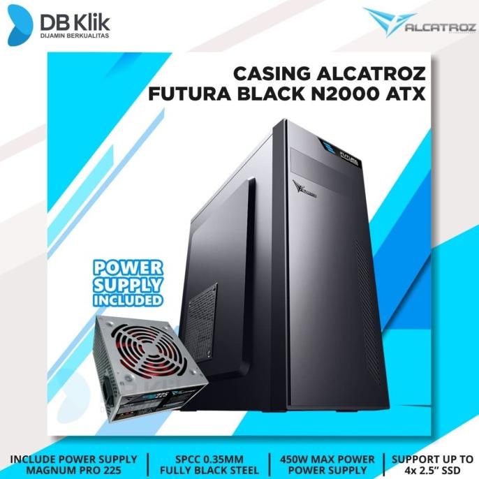 Casing Alcatroz Futura Black N2000