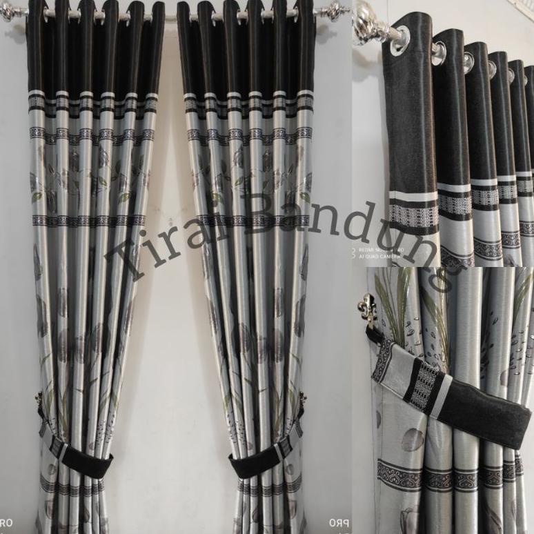 Gorden Lebar 150cm X Tinggi 250cm dan 270cm, Gorden Blackout, Tirai Gorden Premium