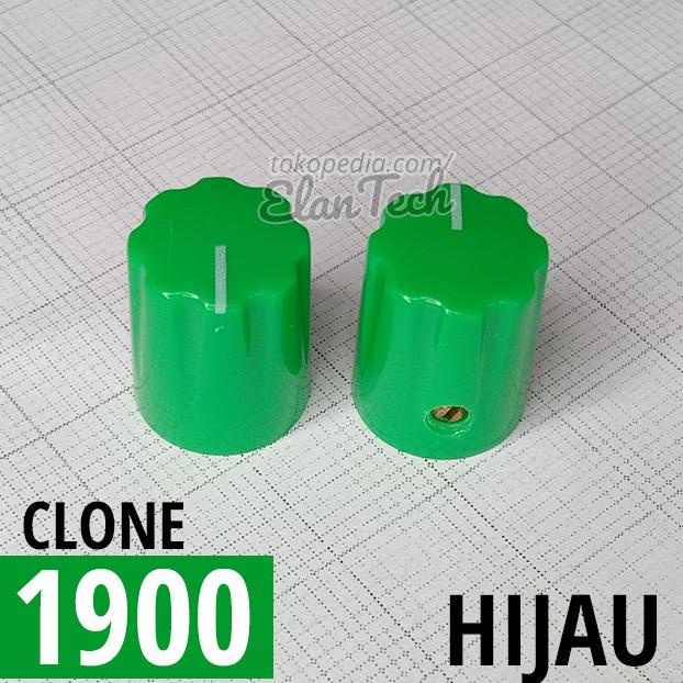 Knob Potensio Davies 1900 Clone Hijau Green Knop Mini Elan73c