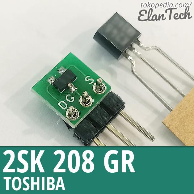 2SK208-GR Ori Toshiba 2SK208 SMD Sub 2SK30 2SK118 Transistor Elan73c Juara