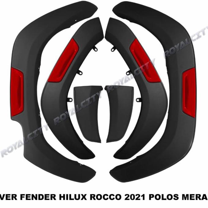 Over Fender Hilux Rocco 2021/Over Fender Toyota Hilux Rocco Import