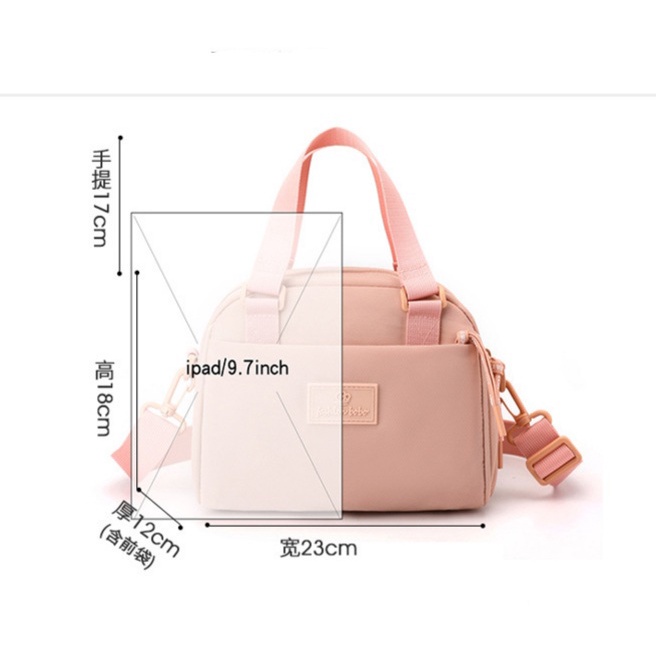 Tas selempang BOBO FASHION 66119 tas original import tas selempang wanita nilon waterproof