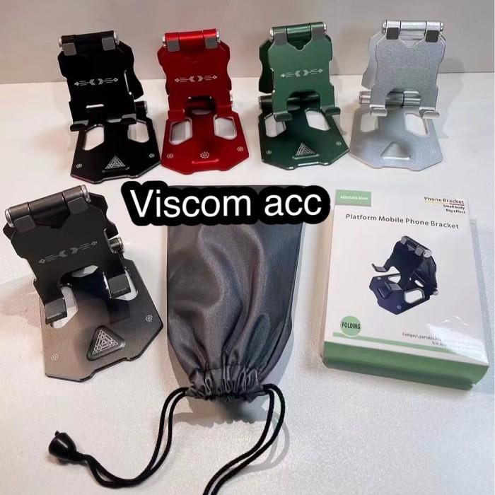 Terlaris Holder Stand Meja Hp / Tablet Aluminium Lipat || Holder Dudukan Meja