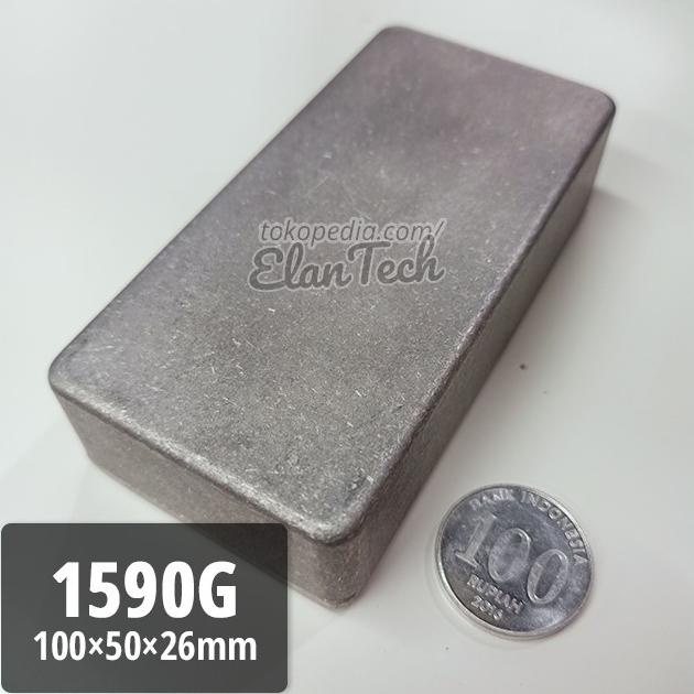 Casing Alumunium 1590G Box Efek Gitar dsb Aluminium 1590 G Elan73c Ayo Beli