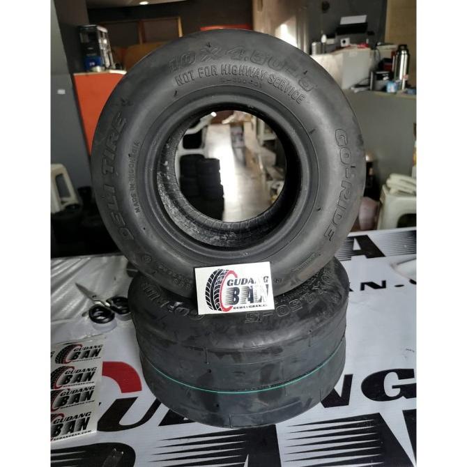 Ban Motor Murah Ban Luar Go Kart Gokart Drift Trike 10 X 450 - 5 Tubeless Ring 5