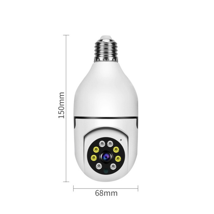 HOT SALE CCTV LAMPU V380 -E27 3MP KAMERA CCTV WIFI LAMPU CCTV 360 DERAJAT TERBARU