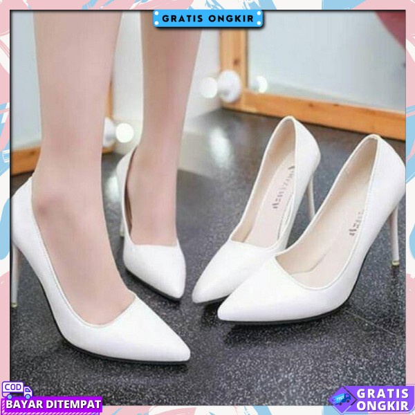 Heels Perempuan Hak Tahu Sepqtu Hils Cewe Wisuda 3Cm Hils Import Premium Tinggi Hell Kerja Sendal Hq