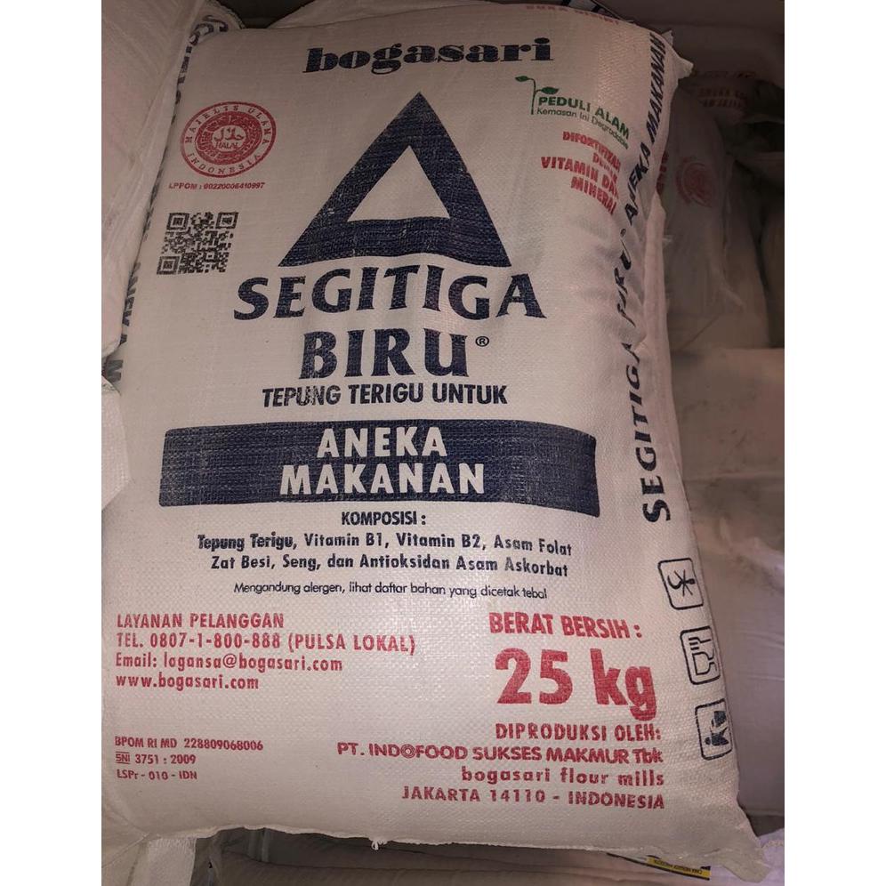 

Terigu Segitiga Biru Kemasan Karung 25 kg Best Seller