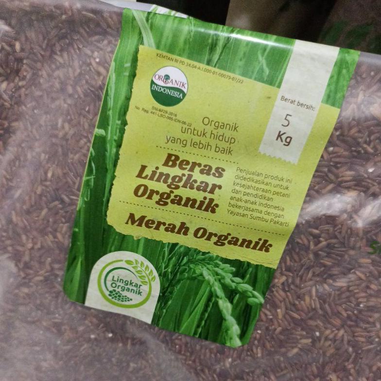 

Beras Organik 5kg (Beras Merah & Pandan Wangi) Lingkar Organik Best Seller