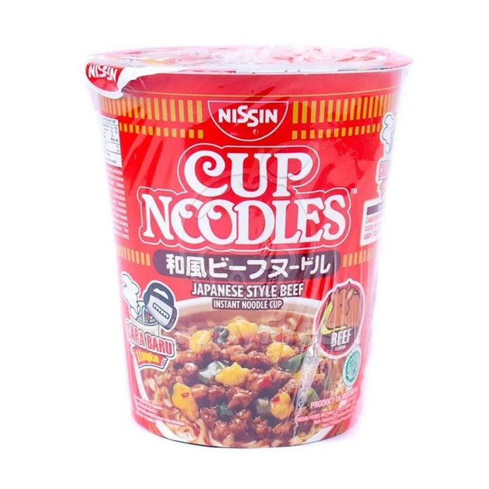 

Nissin Cup Noodles Beef Japanese Style 66gr