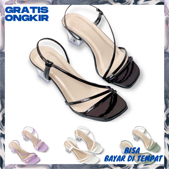 Hils Wanita Hills Hells Haihils Haihil Sepatu Hak Pesta Import Te Ds16 Sandal High Heels Wanita Ym R