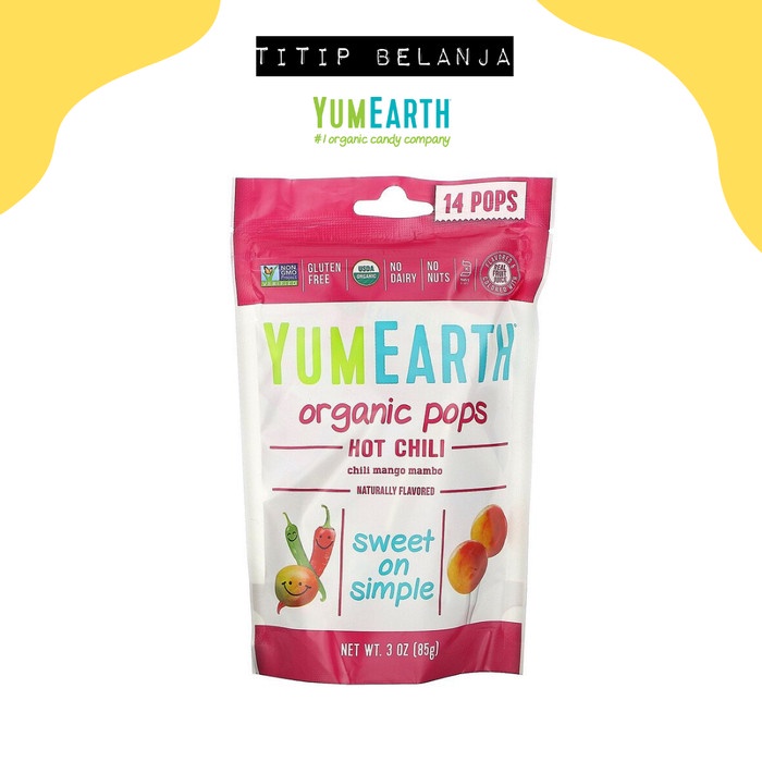 

YumEarth Organics Pops Permen Organik Yum Earth
