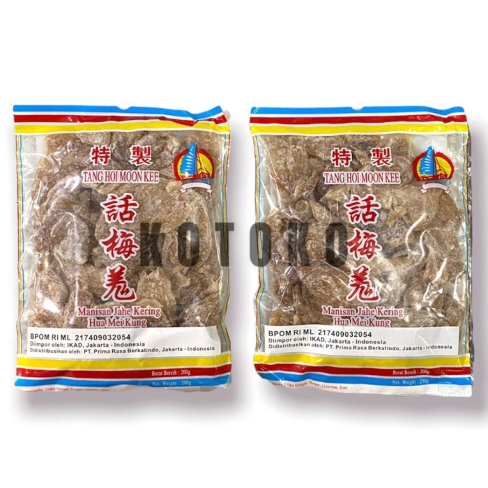 

Preserved Ginger Tang Hoi Moon Kee / Manisan Jahe Kering TTS 200gr