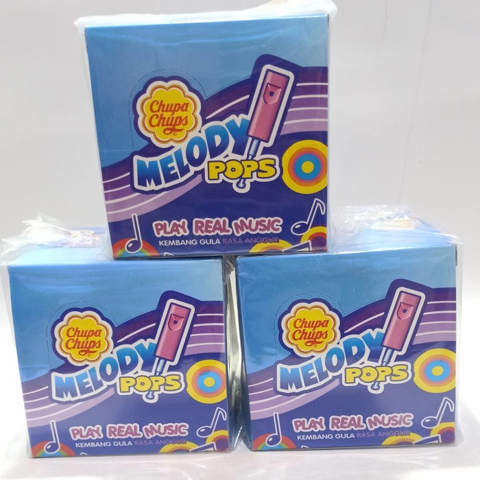 

Chupa Chups Melody Pops Box / Chupa Chups Permen Lolipop Bentuk Peluit
