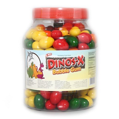 

Permen karet Bubble Gum Dino-X Kembang Gula Karet Rasa Buah