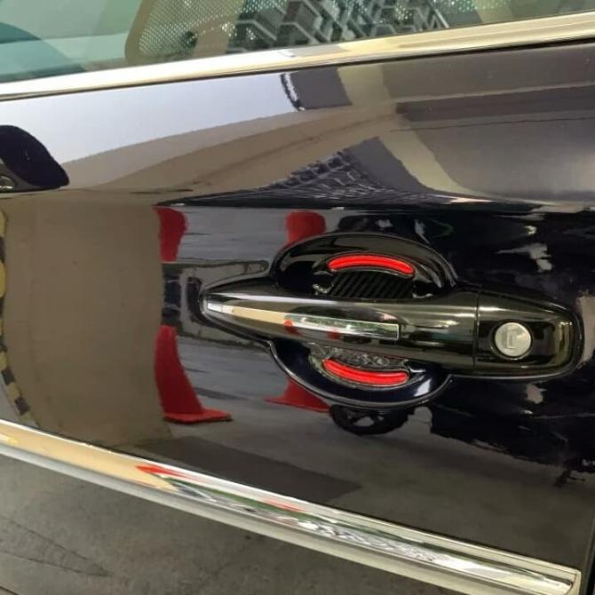 PELINDUNG GAGANG PINTU MOBIL HANDLE PINTU CARBON DAIHATSU XENIA