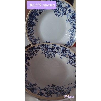 Piring makan 9 inch B179 motif ayana asli merek vicenza (BA179ayana)