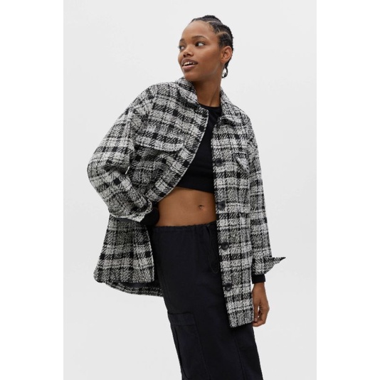 PULL&BEAR SEASONS 2023 NEW ARRIVAL JACKET OVERSHIRT TEXTURED