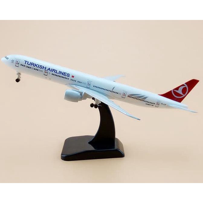 Diecast Miniatur Pesawat Terbang Boeing 777 Turkish Airlines Murah