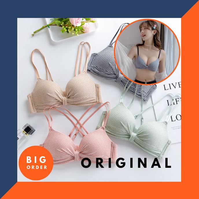 BH BRA CEWEK BH KUTANG WANITA MOTIF PITA LUCU BRA PREM PREMIUM BH21