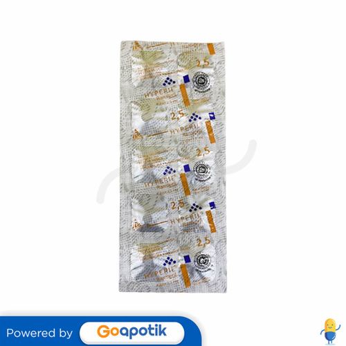 HYPERIL 2.5 MG STRIP 10 TABLET