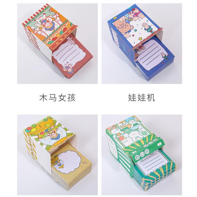 

Notepad Kertas Memo Portable Unik Bunny Bear