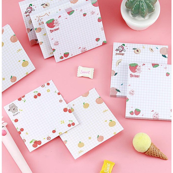

Sticky Notes Fruit Sign Japan Korea Memo