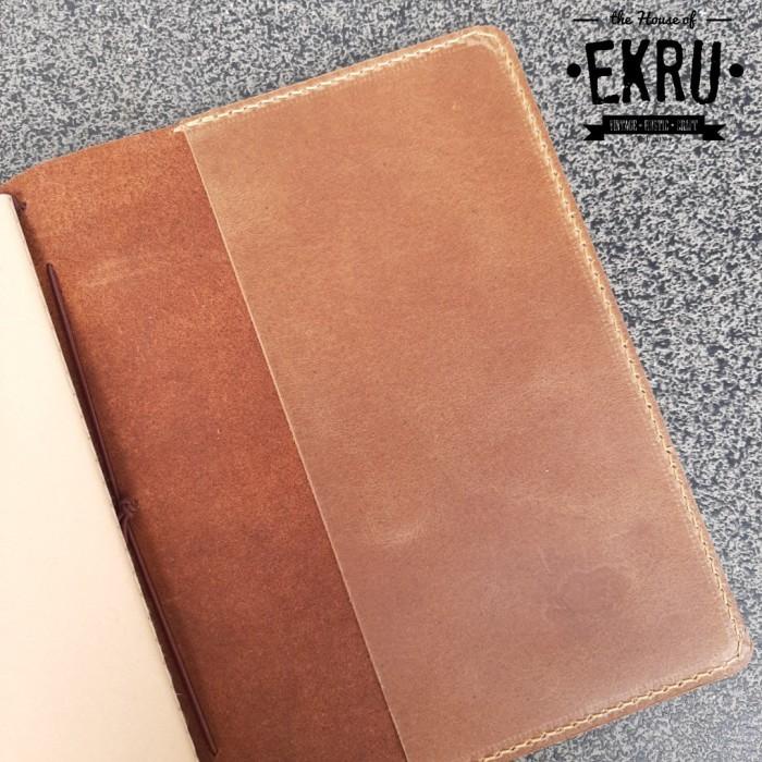 

GENUINE LEATHER COVER TRAVELERS NOTEBOOK (MIDORI) SEW