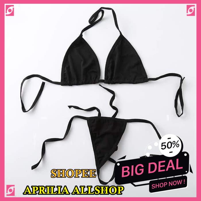 SEXY BRA G STRING SET BIKINI LINGERIE TALI THONG BRA B026 KUALITAS BERKELAS 