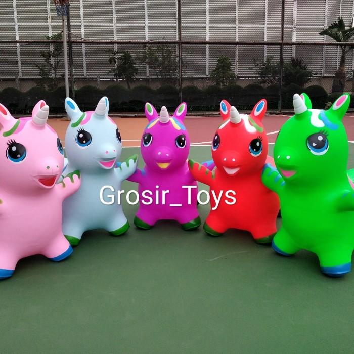 Terlaris Animal Jumping Music Karet Tebal Kuda Terbang / (Sni) Mainan Kuda Kuda