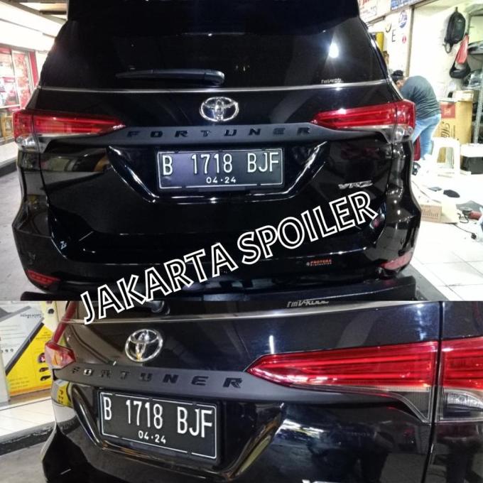 Trunklid All New Fortuner Original Toyota Hitam Doff
