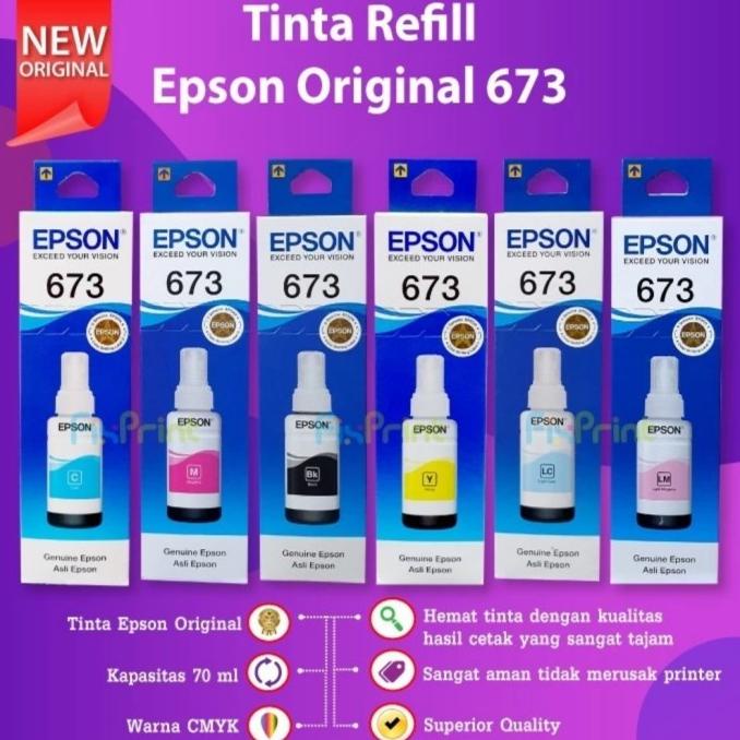 TINTA EPSON 673 ORIGINAL