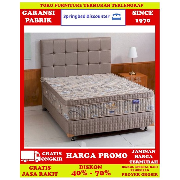 Springbed Spring Bed Uniland Paradise Plush TOP Montana 100x200 Set