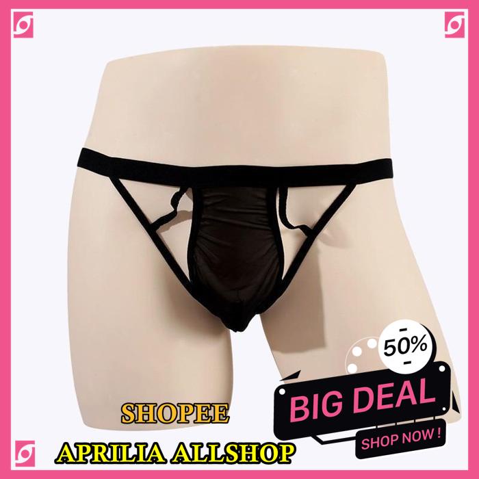 G STRING PRIA TEMBUS PANDANG THONG CELANA DALAM RENDA PINGGANG RENDAH Y051 HIGHT QUALITY 