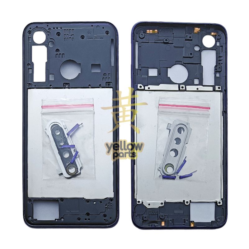 BEZEL BEZZEL BEJEL TULANG MESIN TULANG TENGAH REALME 5 PRO REALME Q ORIGINAL