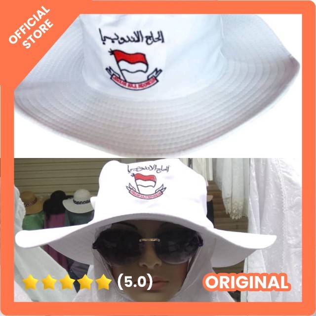 TOPI PRIA ORIGINAL Bundar Haji dan Umroh Pria/Wanita B8X1 cod terbaru murah awet topi keren terbaik 