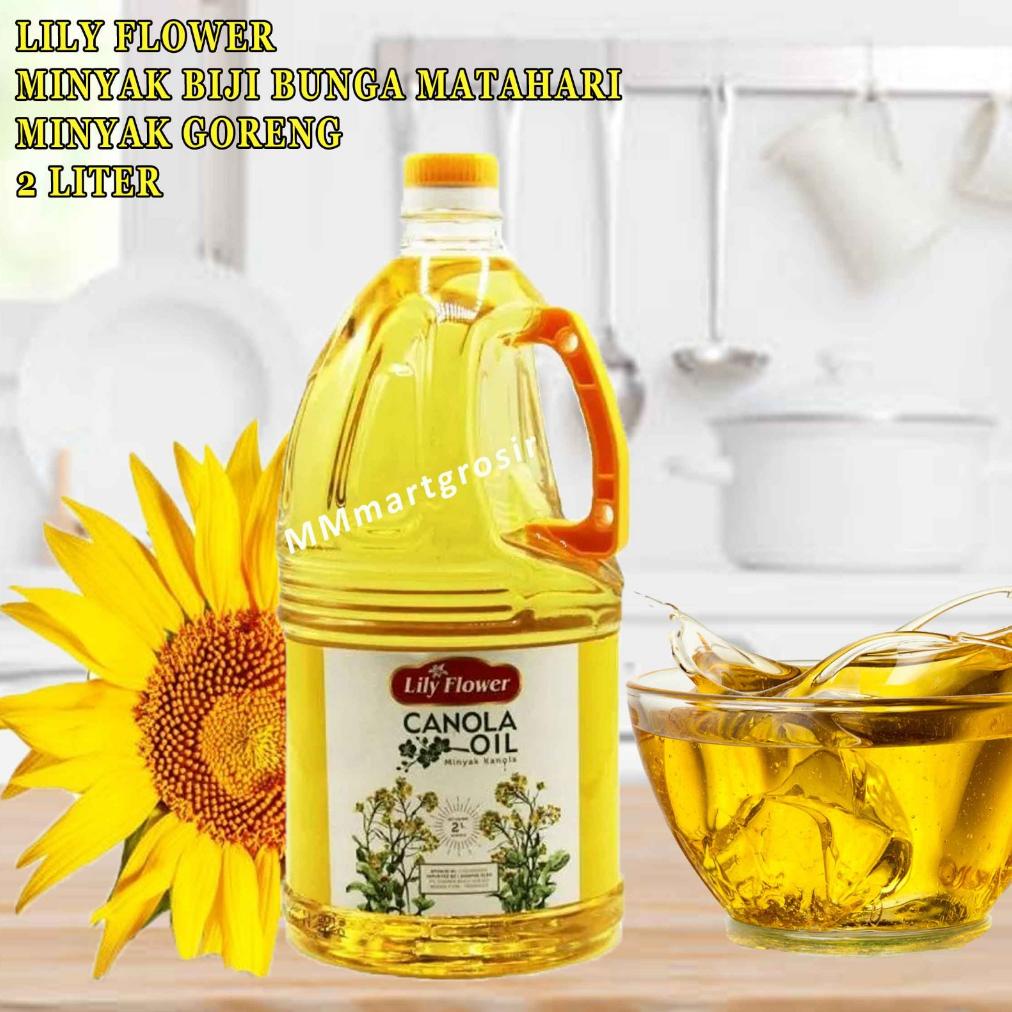 

Lily Flower Oil / Minyak Goreng / Minyak Biji Bunga Matahari / 2Liter Best Seller